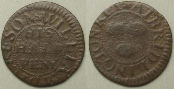 Bridlington Quay, William Dickeson halfpenny